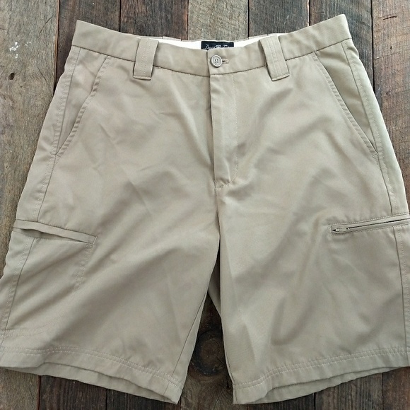 David Taylor pro khaki golf shorts - Picture 1 of 3